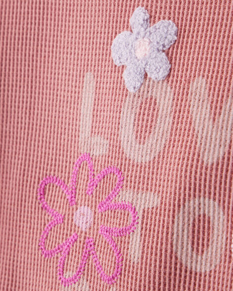 Carter's Baby Girl Short-Sleeve Top - Peach