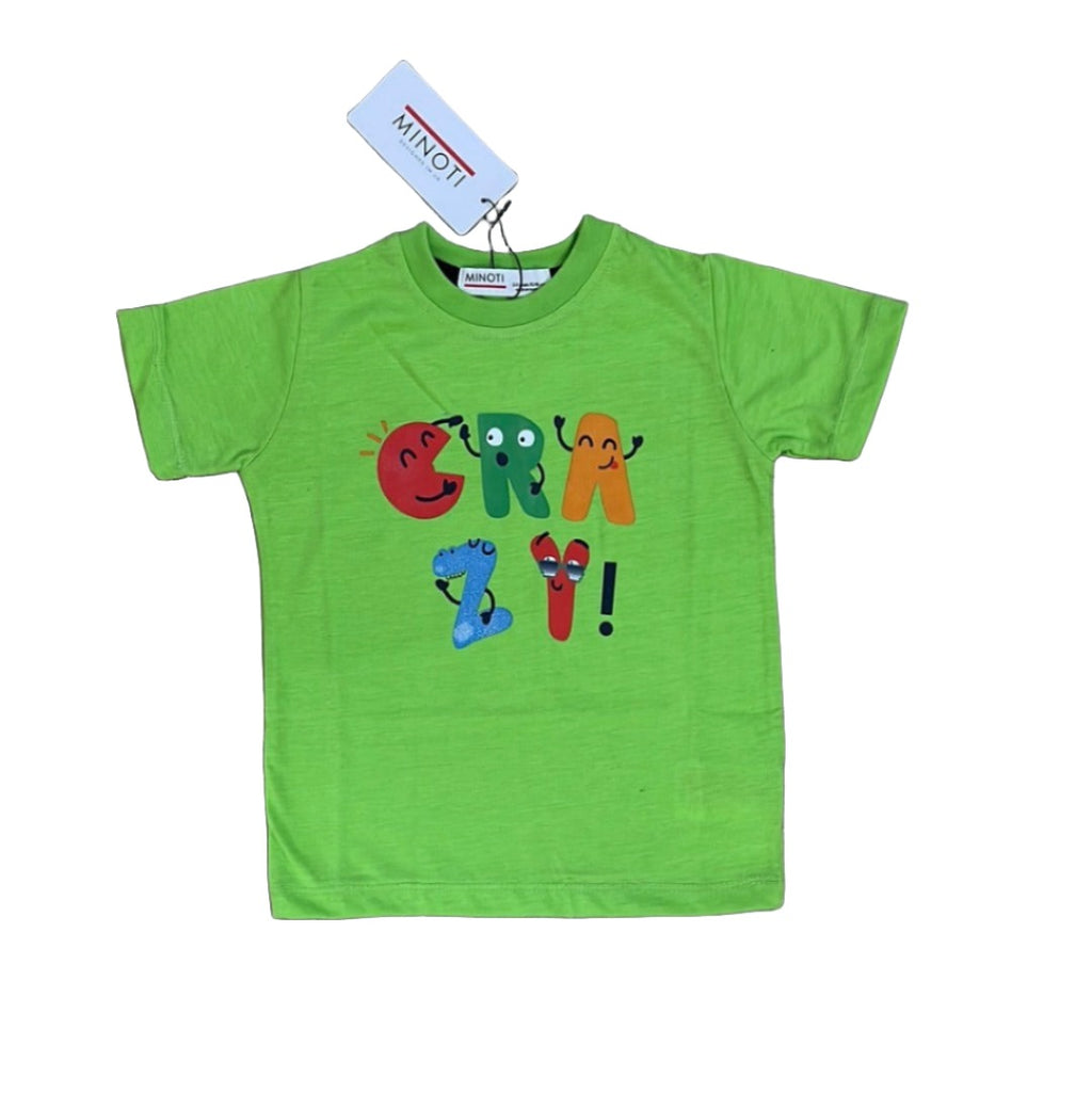 Green Boys T-shirt for Summers