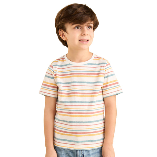 Max branded stripe T-shirt (2 yr to 7 yr)
