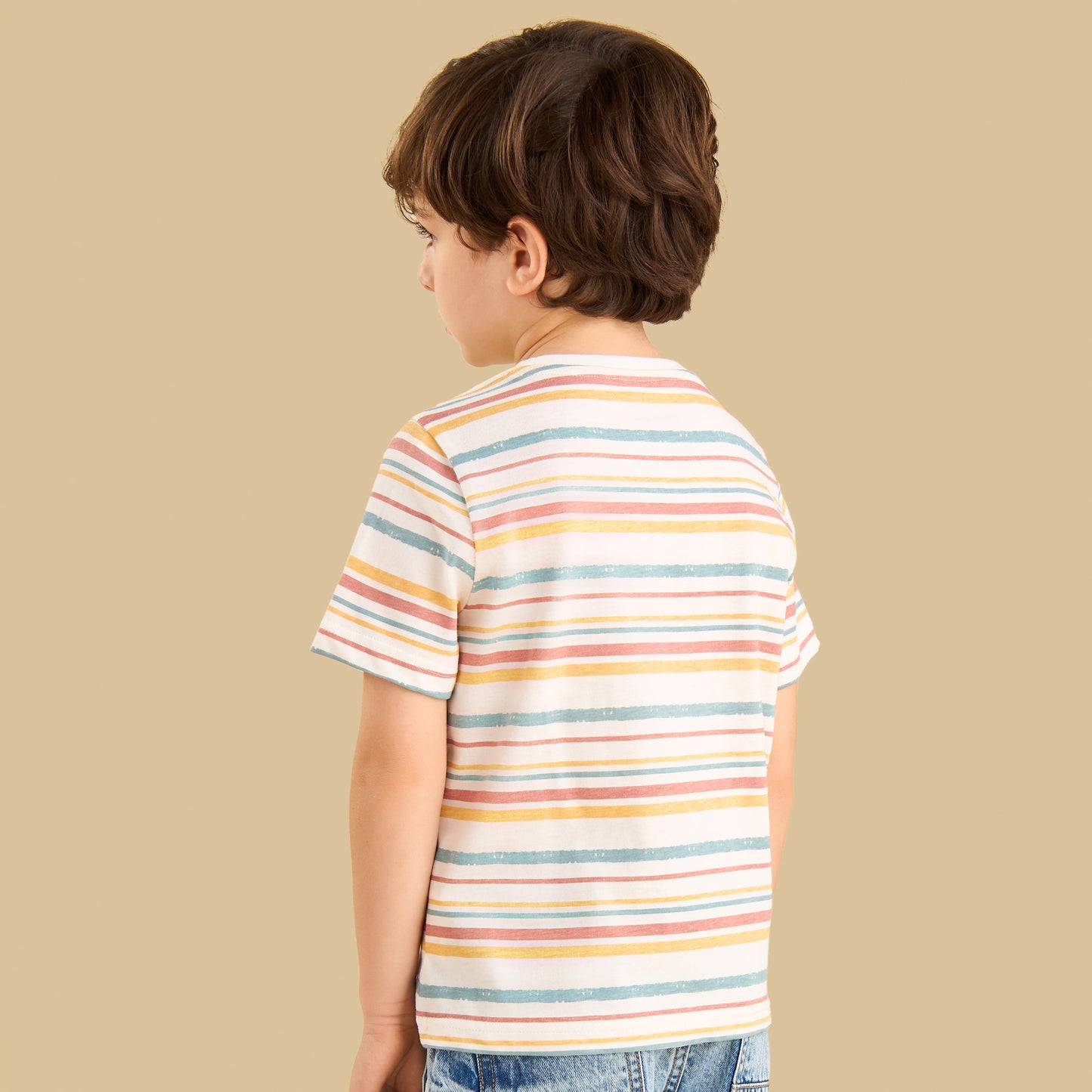 Max branded stripe T-shirt (2 yr to 7 yr)