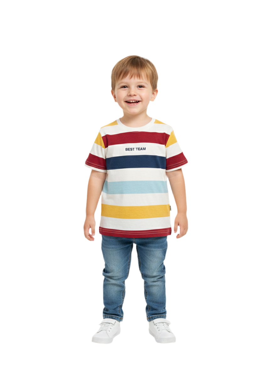 Max branded Striped T-shirt (6 yr)