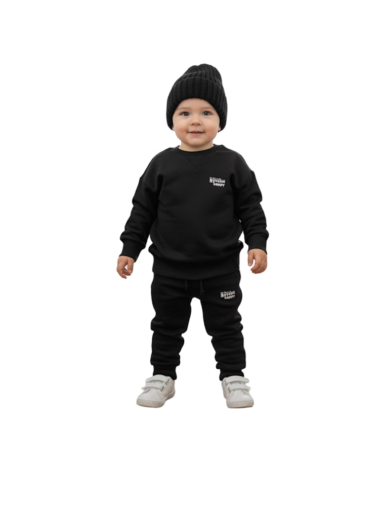 Black Zara Branded Tracksuit