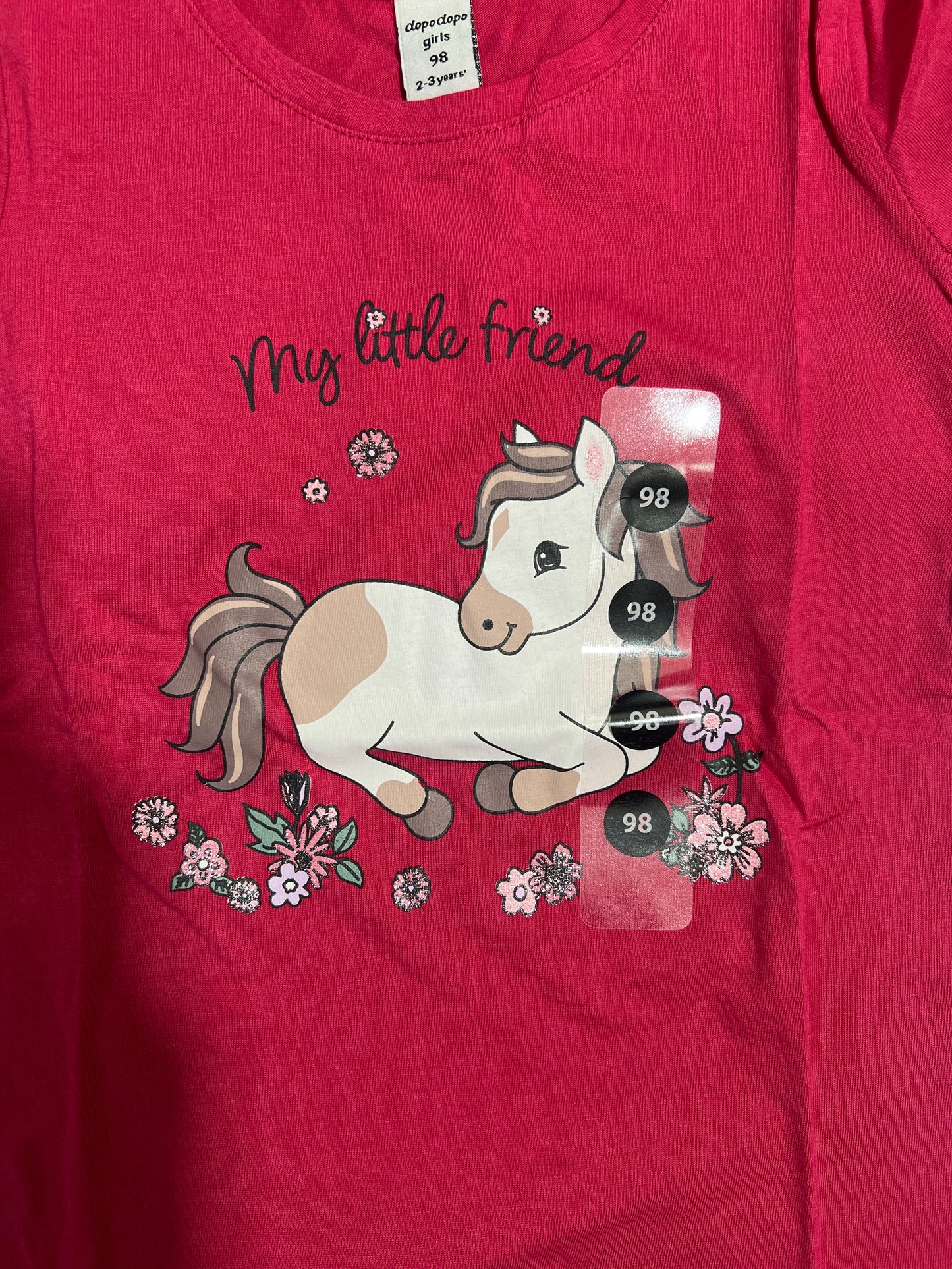 Cherry Red Pony 2 PC Set for Girls