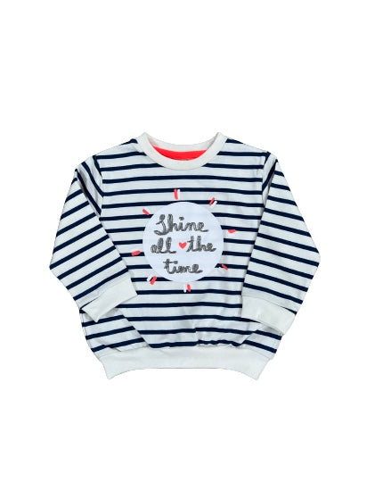 Blue Stripes Sweatshirt for Kids