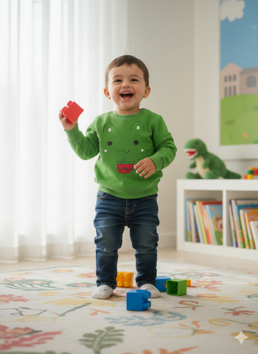 C&A branded sweatshirt (6-9 months)