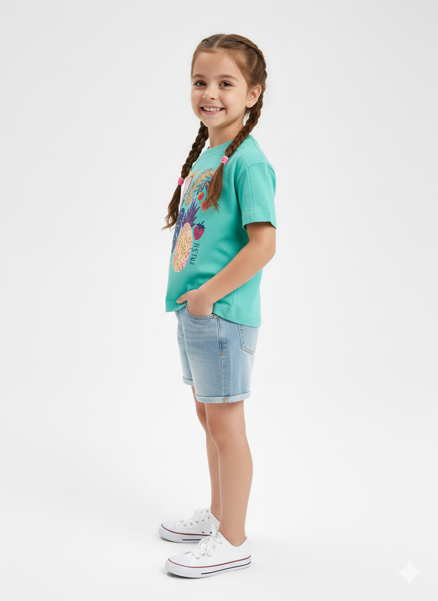 Old Navy Branded Girl's Top - Green