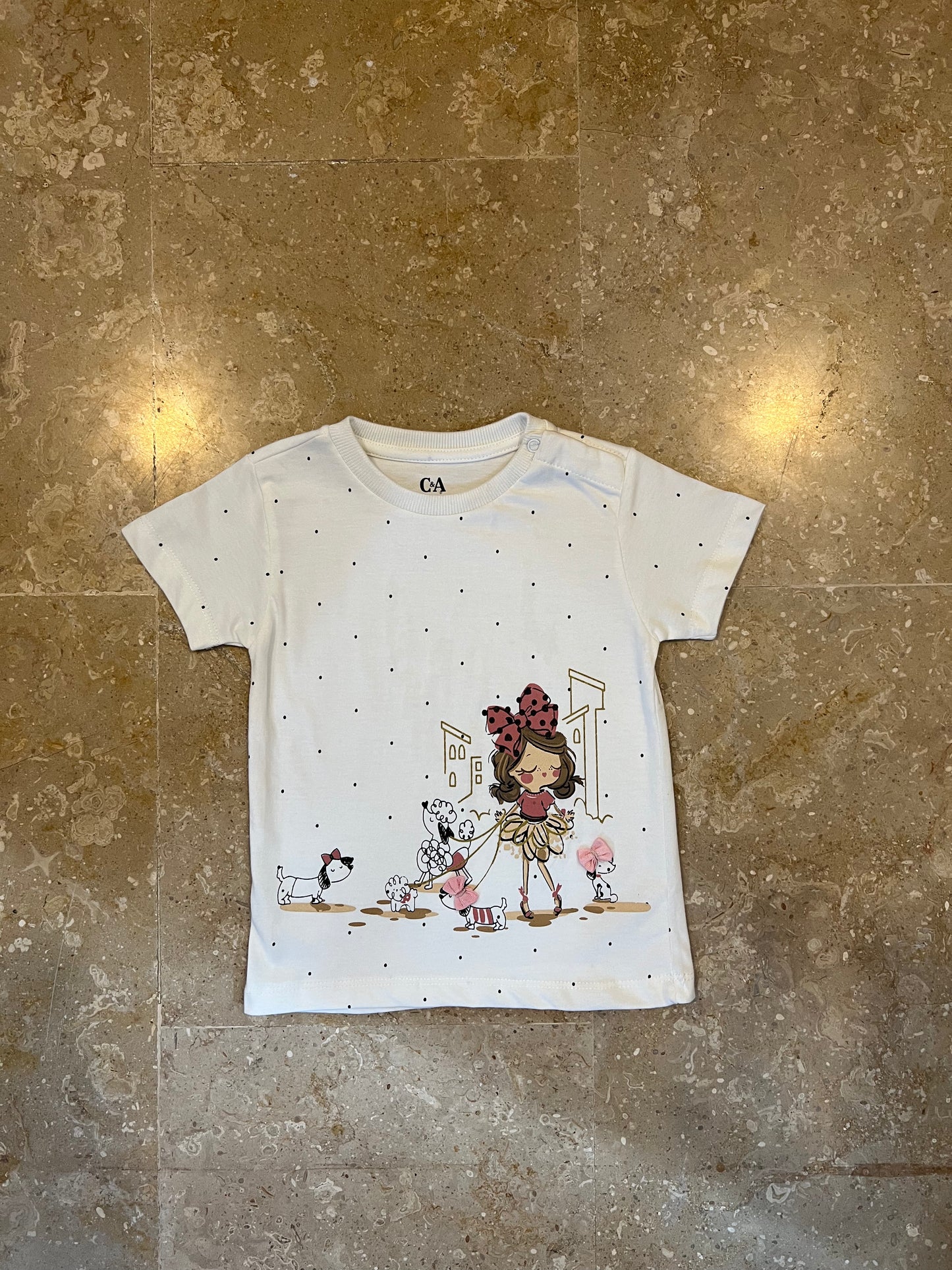 Cute Doll Printed T-shirt
