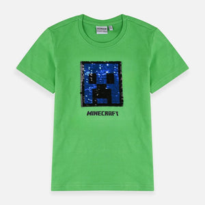 Minecraft Sequins T-shirt for Summers