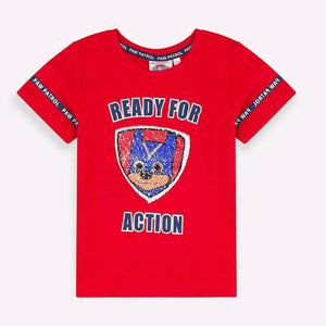 Paw Patrol Sequins Tshirt for summers