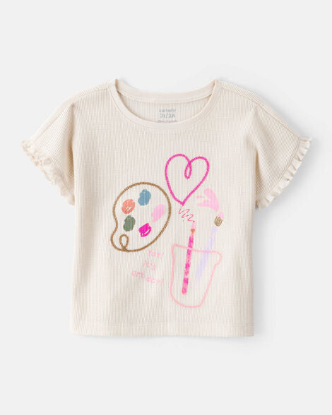 Carter's Baby Girl Short-Sleeve Top - Ivory