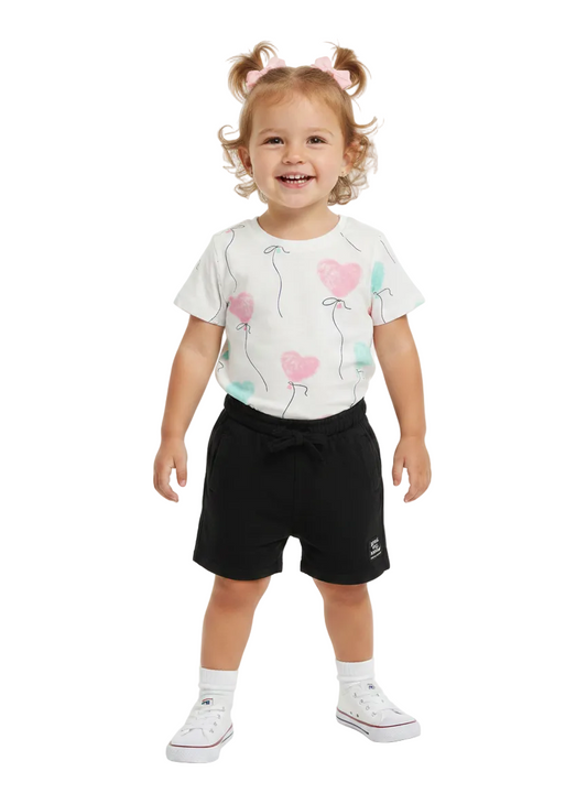 Hearts Printed Girls 2 PC Set