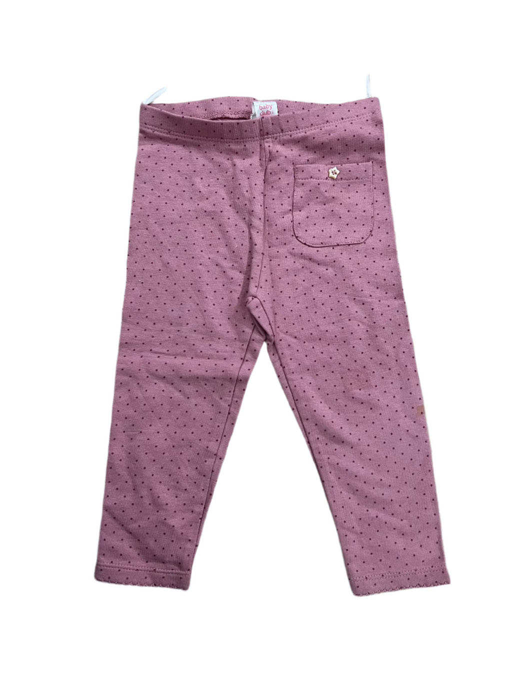 Pink Polka dot trouser for baby girl