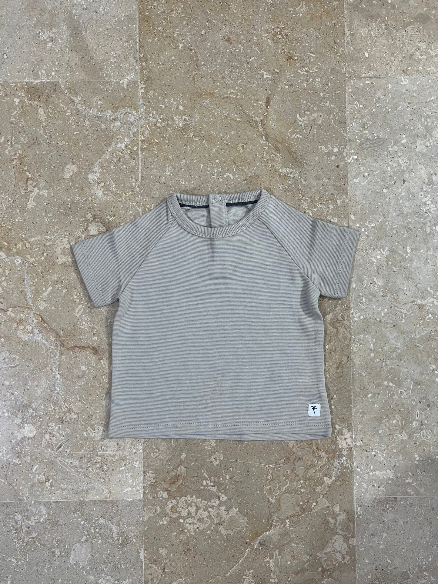 C&A Branded Beige T-shirt