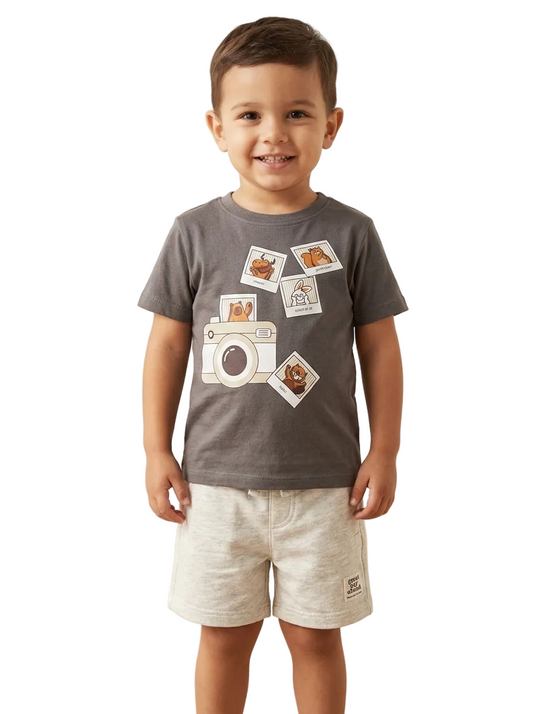 Grey Max Branded Tshirt for Kids