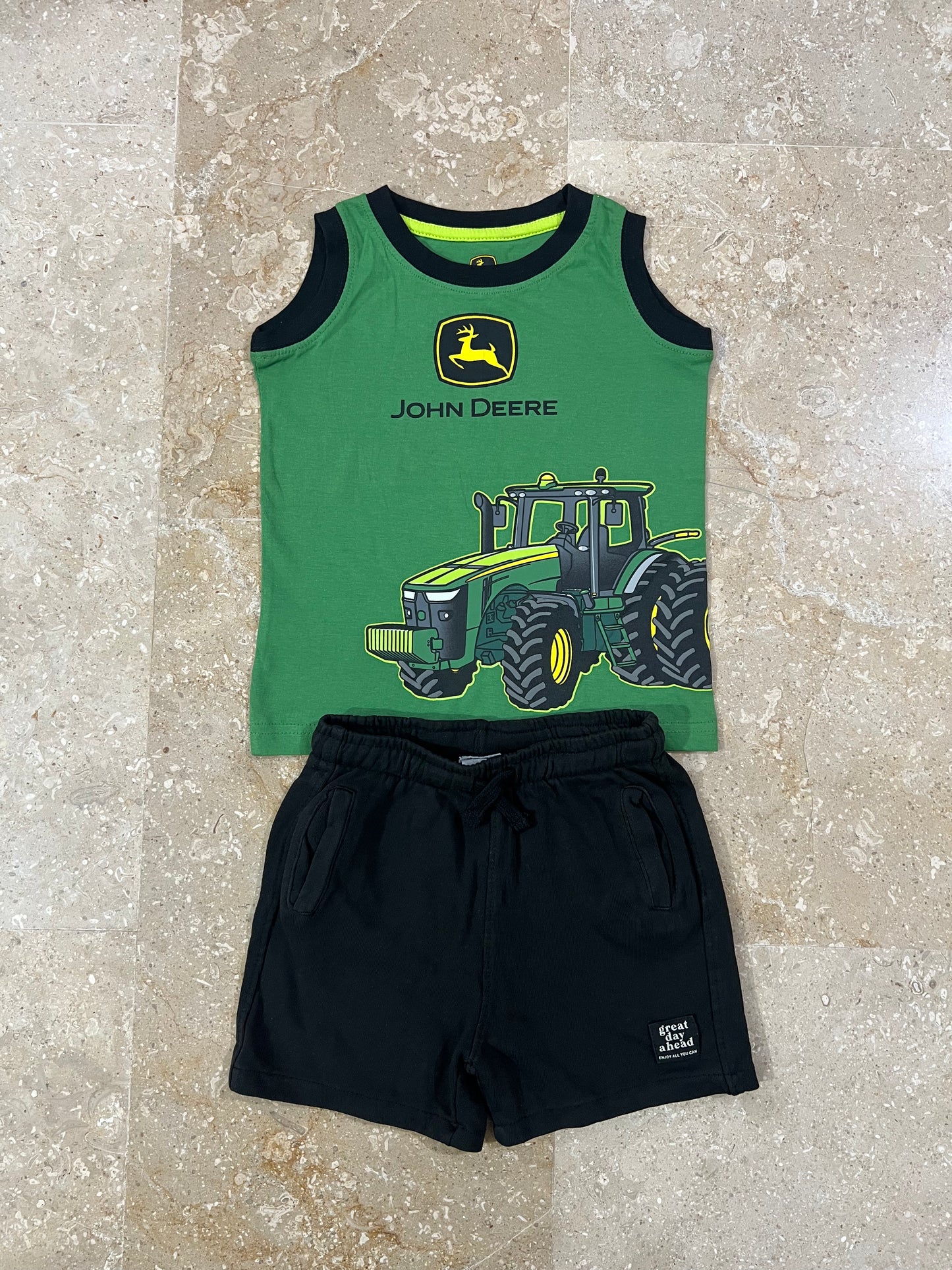 John Deere Branded 2 pc set for boys