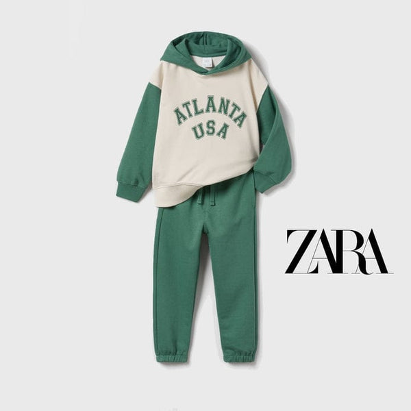 ZR Branded Atlanta Green Tracksuit kidscreations.pk.online