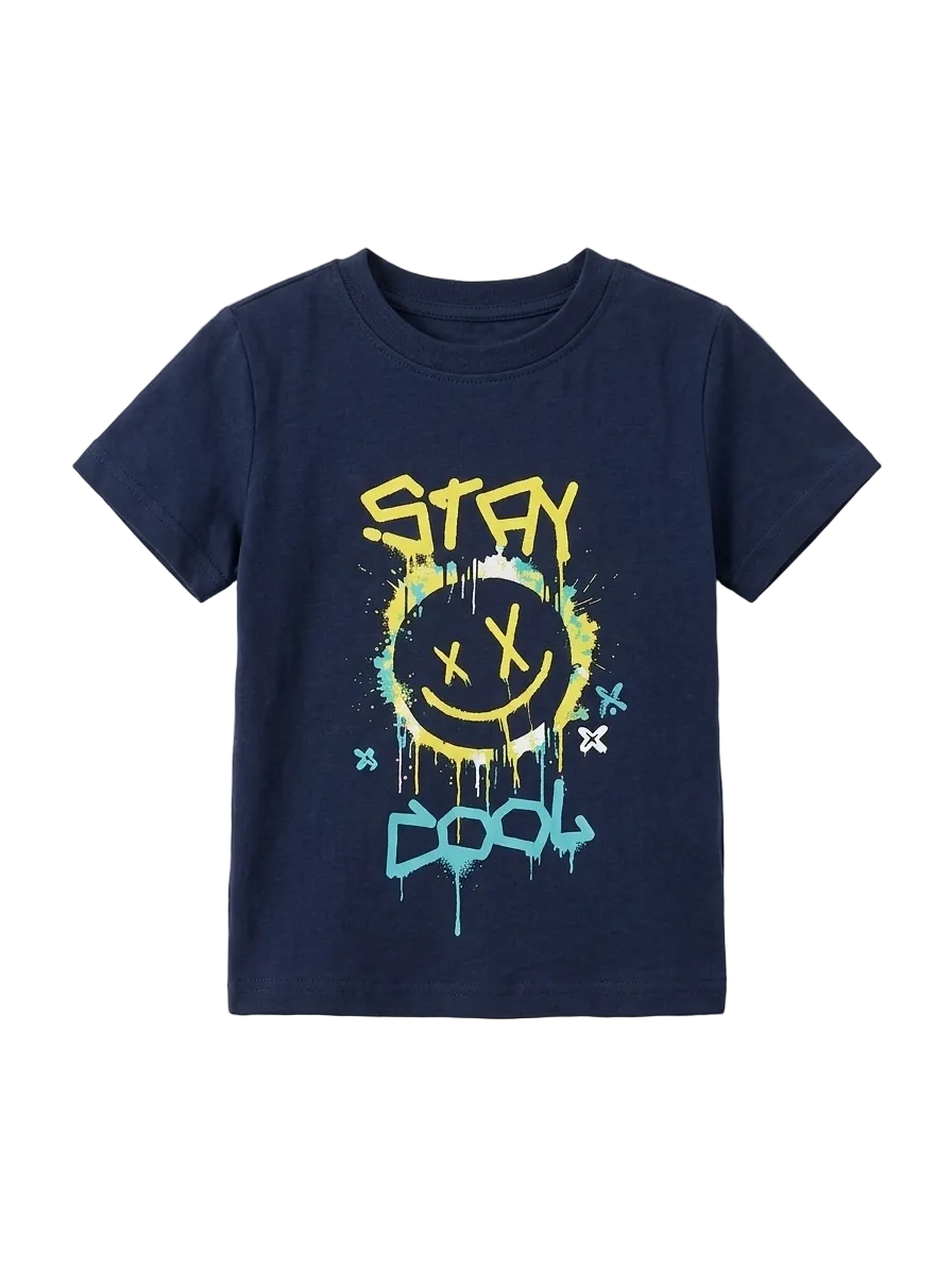Stay Cool Printed 2 PC Set for Boys