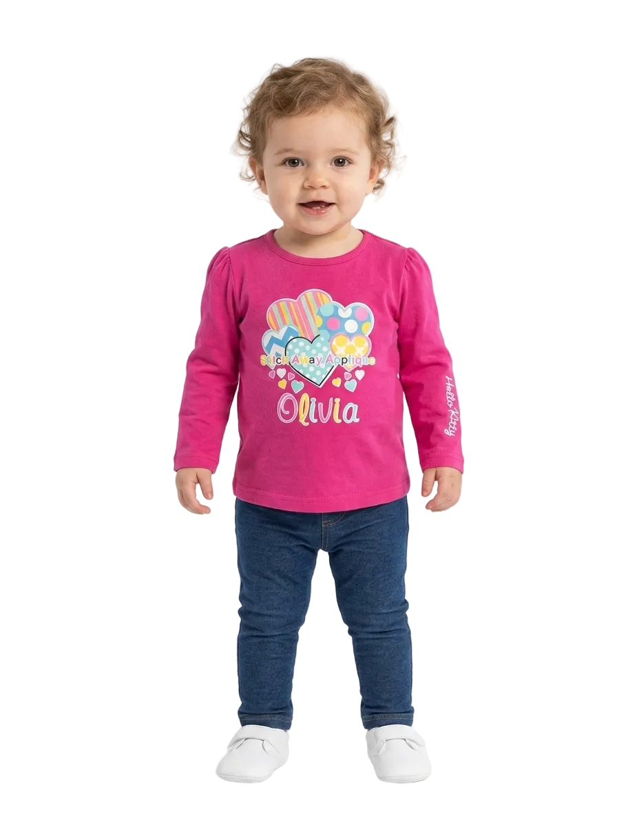 Skinni Minni Branded Tshirt for baby girl 12-18 months (Minor def)