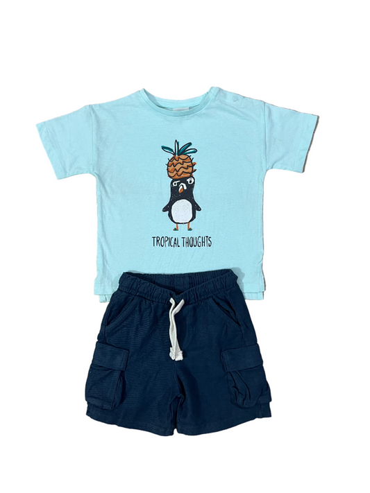 Zara Branded 2 PC Summer Set