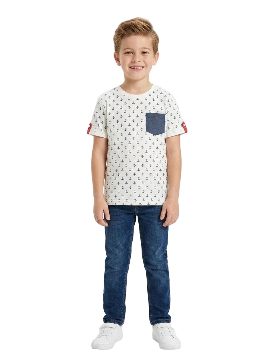 LR Urban Republic Branded T-shirt for boy 7-8 year (minor defect)
