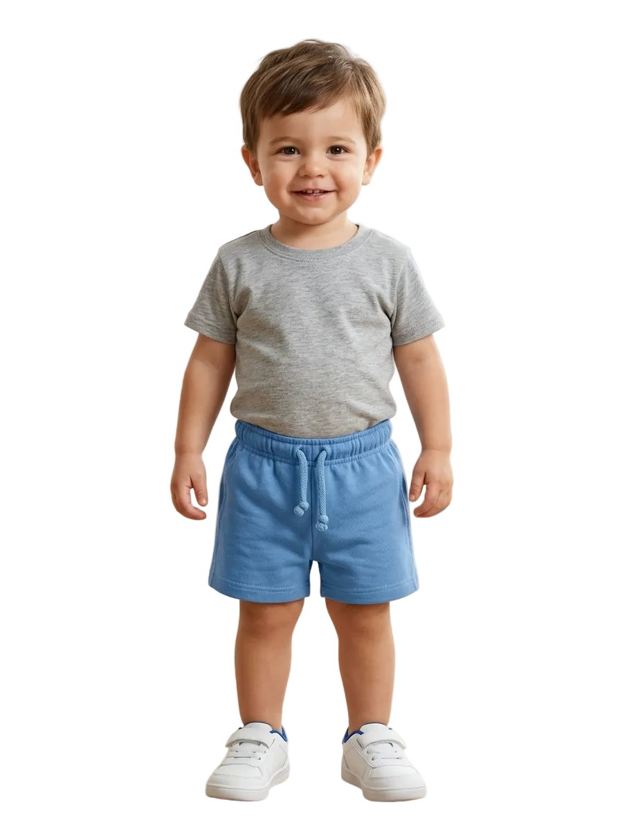 Zara Branded Blue Shorts