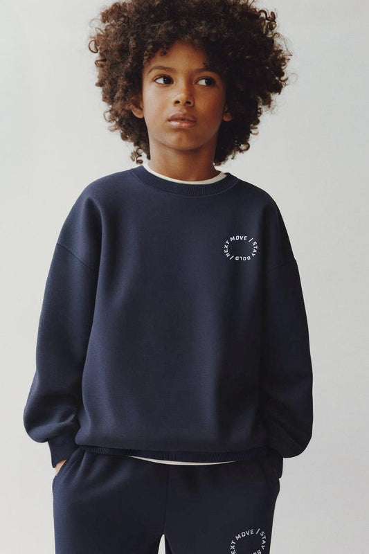 Navy Blue Zara Branded Tracksuit