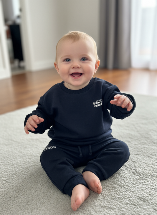 Dark Blue Zara Branded Tracksuit