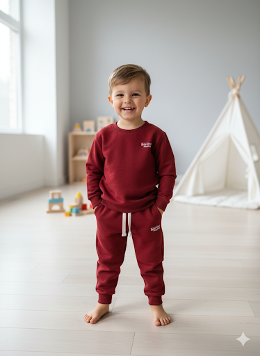 Red Zara Branded Tracksuit