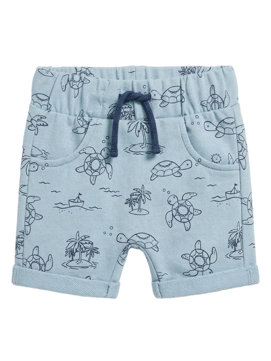 C&A Branded Sky Blue Beach Shorts for kids (Minor def)