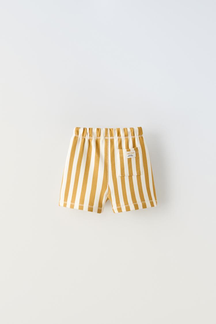 Zara Branded Stripe Short