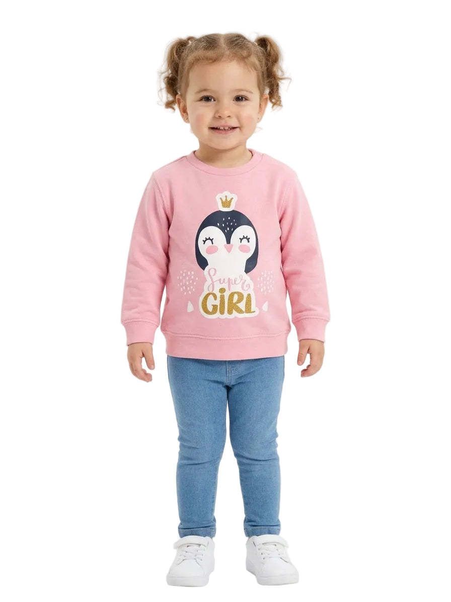 Super Girls Sweatshirt for Infants