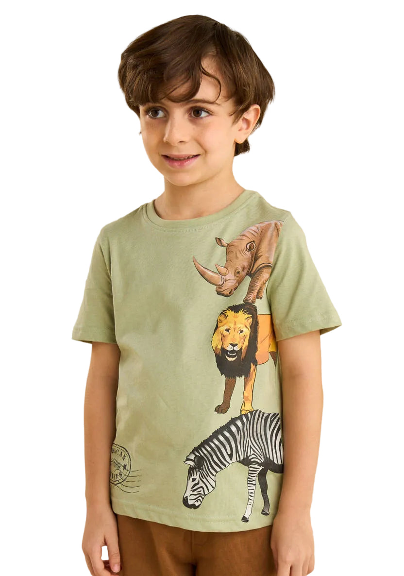 Max Branded Animals Printed T-shirt
