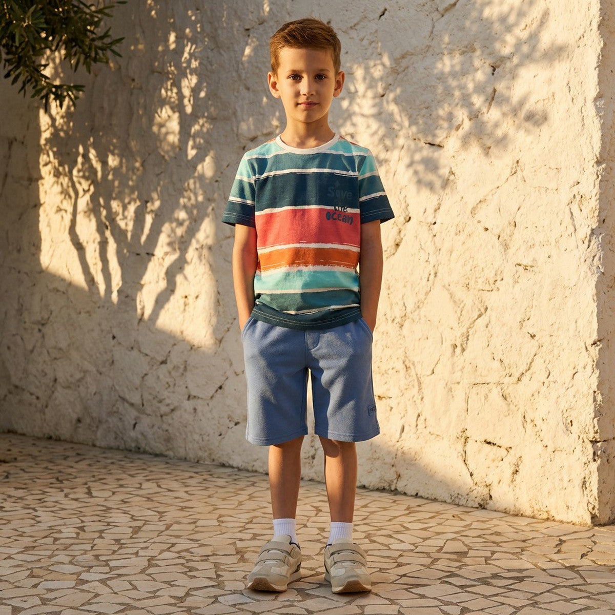 Max Branded Multi Stripes T-shirt