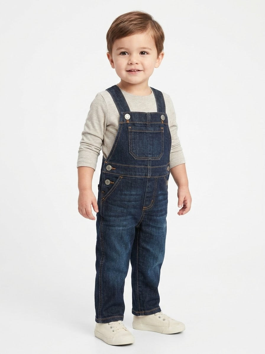 Denim Dunagree Pants for Kids (minor defect)