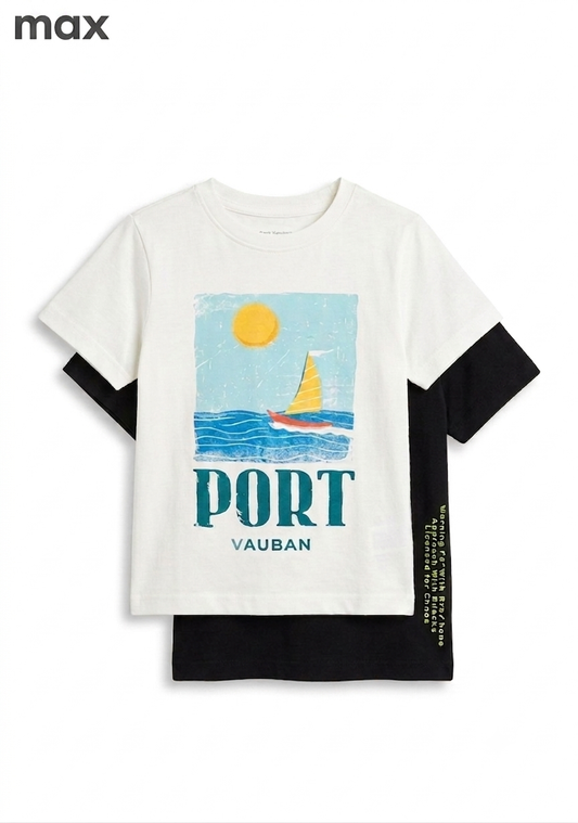 Max Branded Pack of 2 T-shirts
