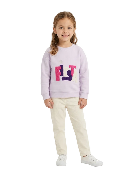 Light Purple Fleece Sweatshirt