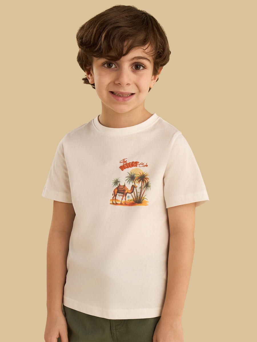 Max Branded Back Printed T-shirt for Boys