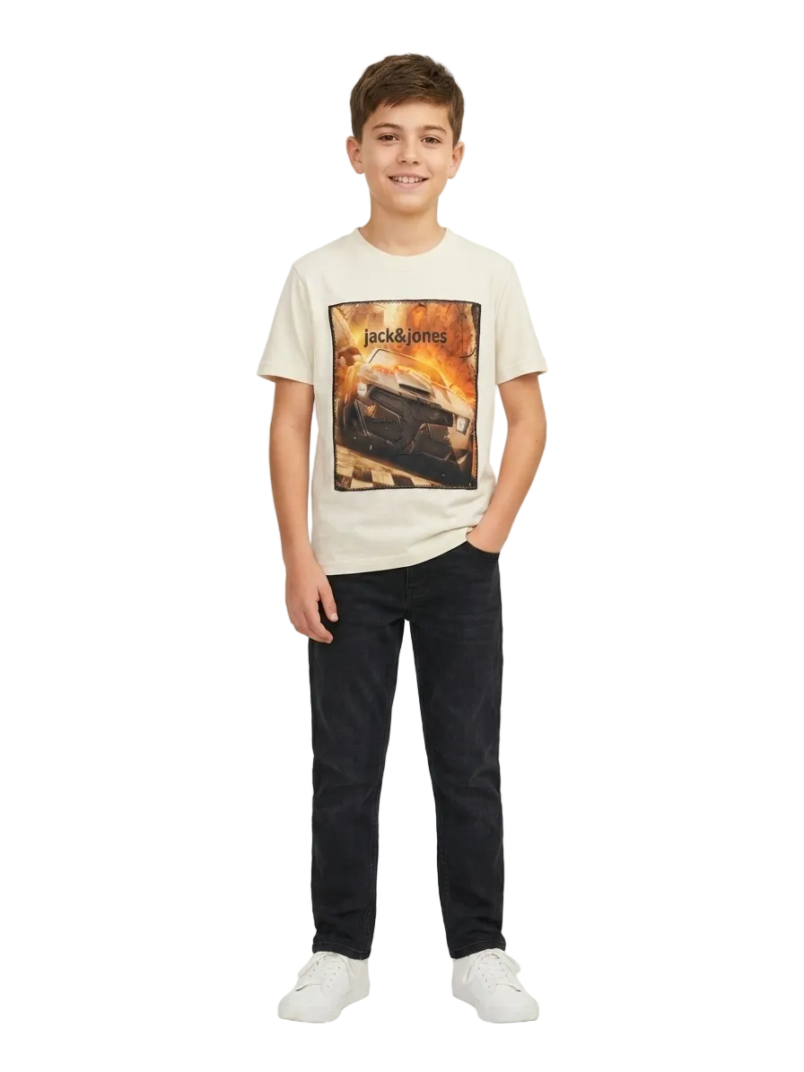 White tshirt for boys (minor defect)