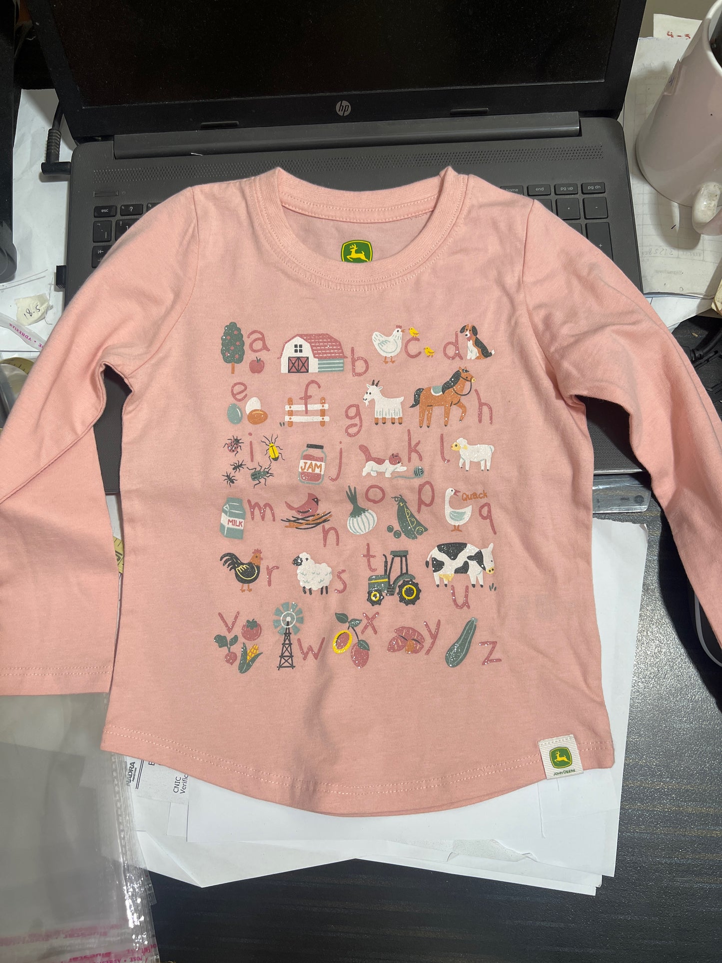 John Deere Branded Full Sleeves T-shirt (18-24 m)