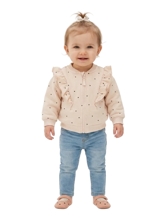 Cool Club branded Zipper Jacket for Baby Girls