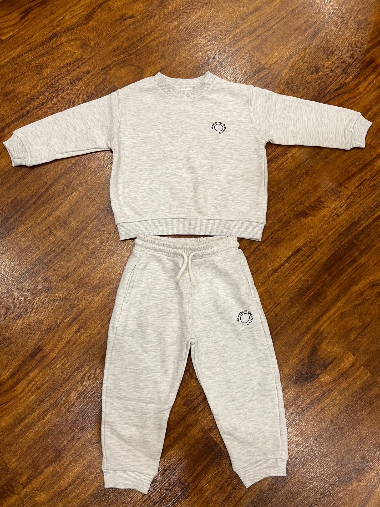 Light Grey Zara Branded Tracksuit