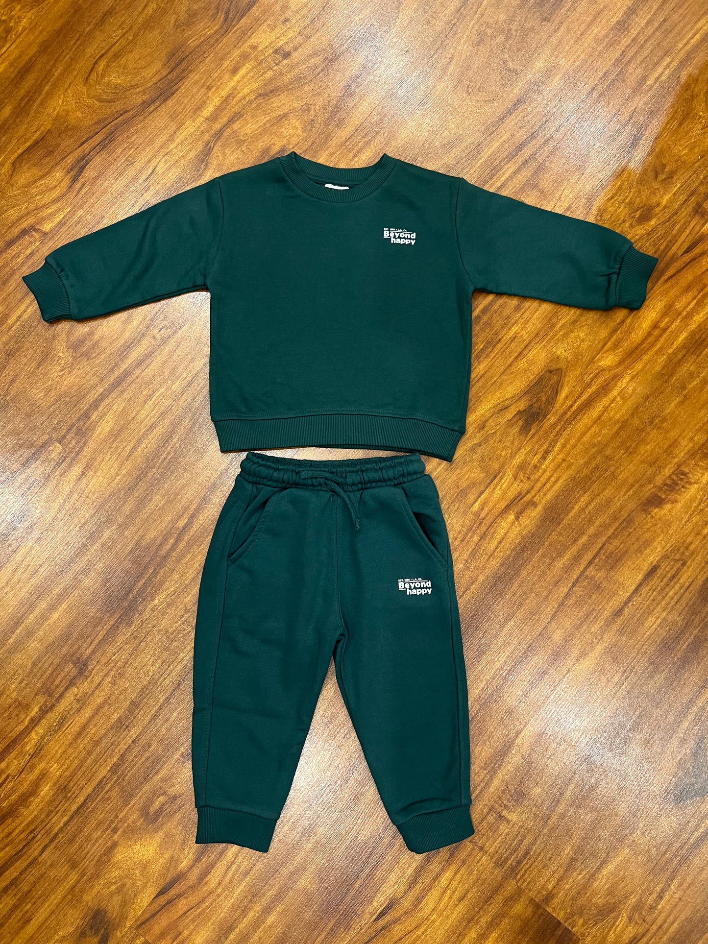 Green Zara Branded Tracksuit