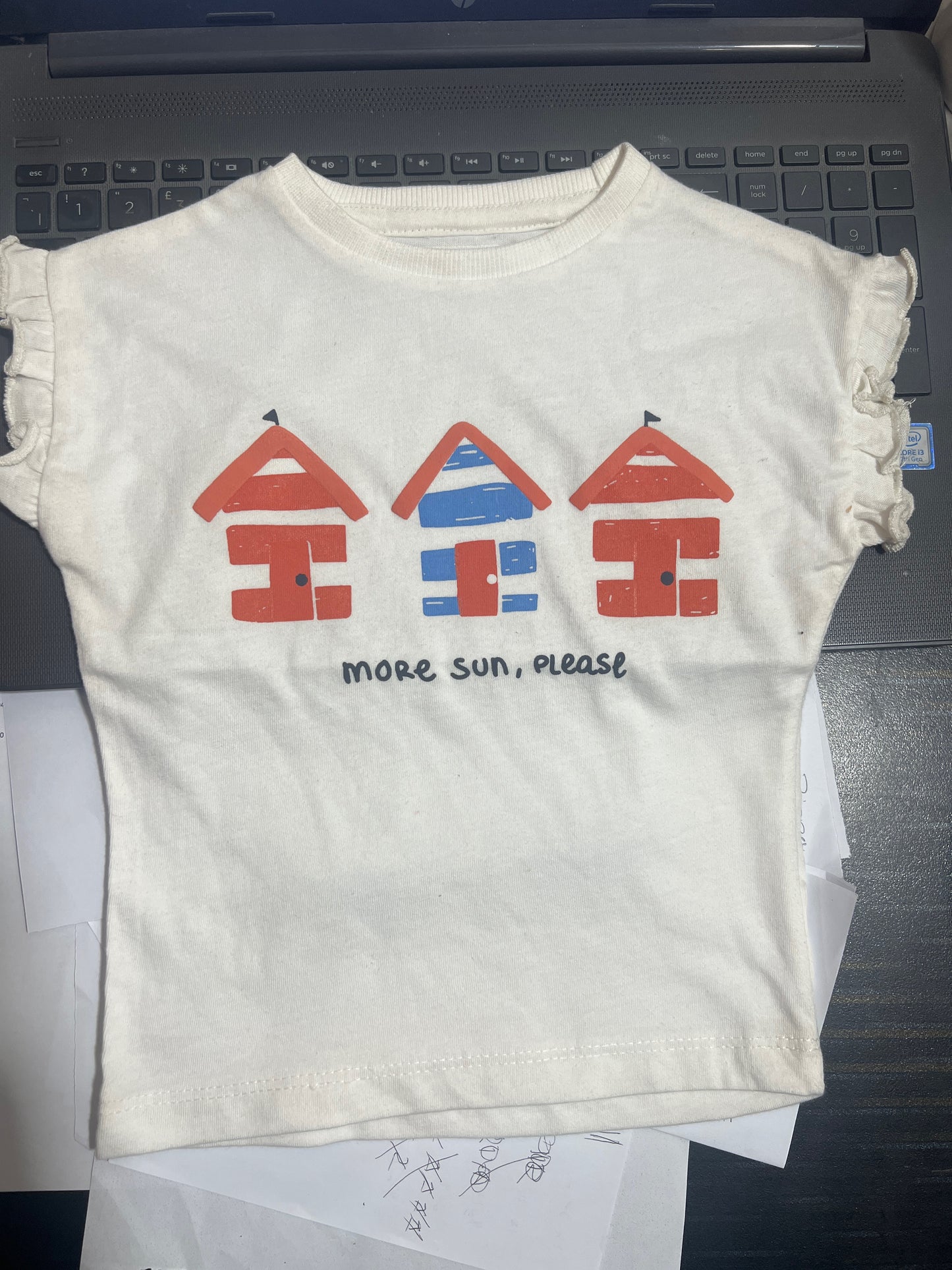 Mango Branded Tshirt for baby girl (Minor defect)