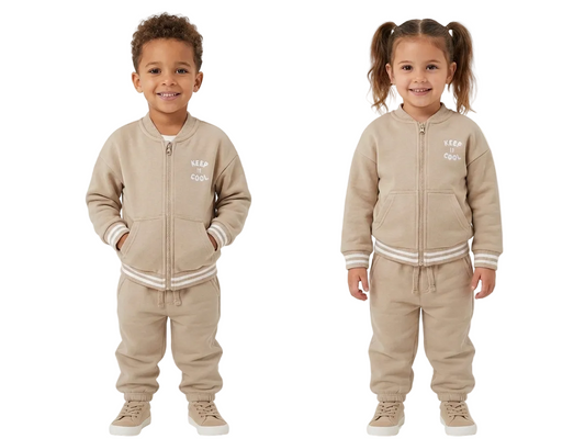 Cool Club Branded 2 PC Baseball Zipper Set for Boys/Girls