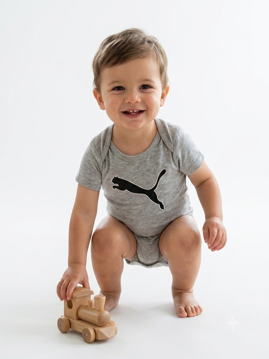 Puma Branded Infant Romper for Baby Boy (0-3 m)