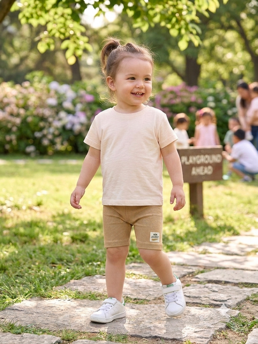 Zara Branded Ribbed Cycling Leggings for Baby Girls