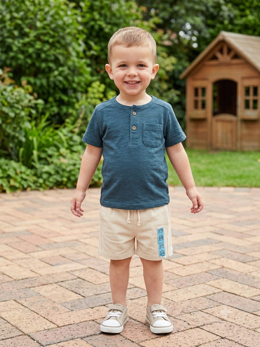 C&A branded 2 pc set for baby boy (6 months)