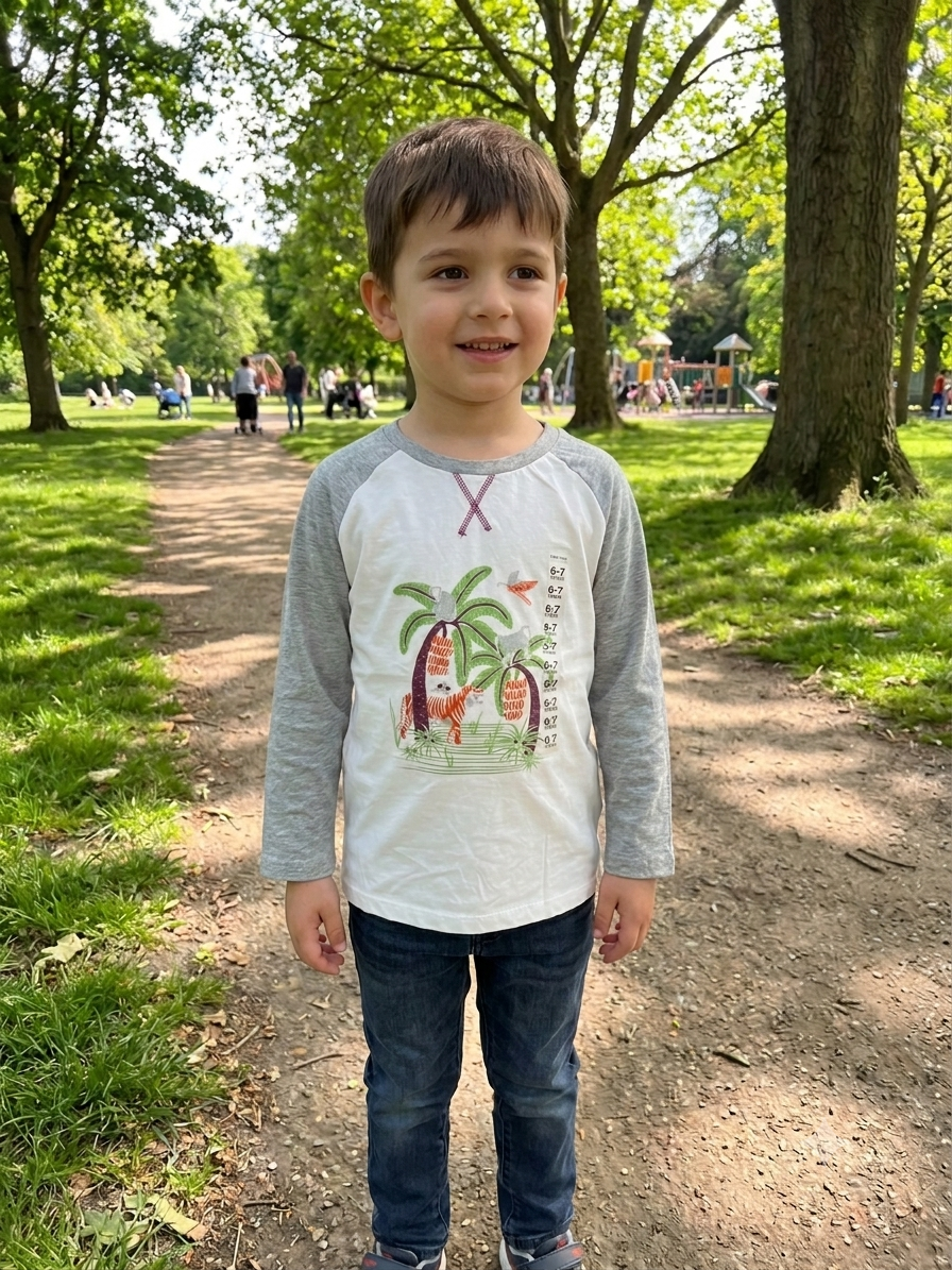 Branded Printed T-shirt (Minor defect)