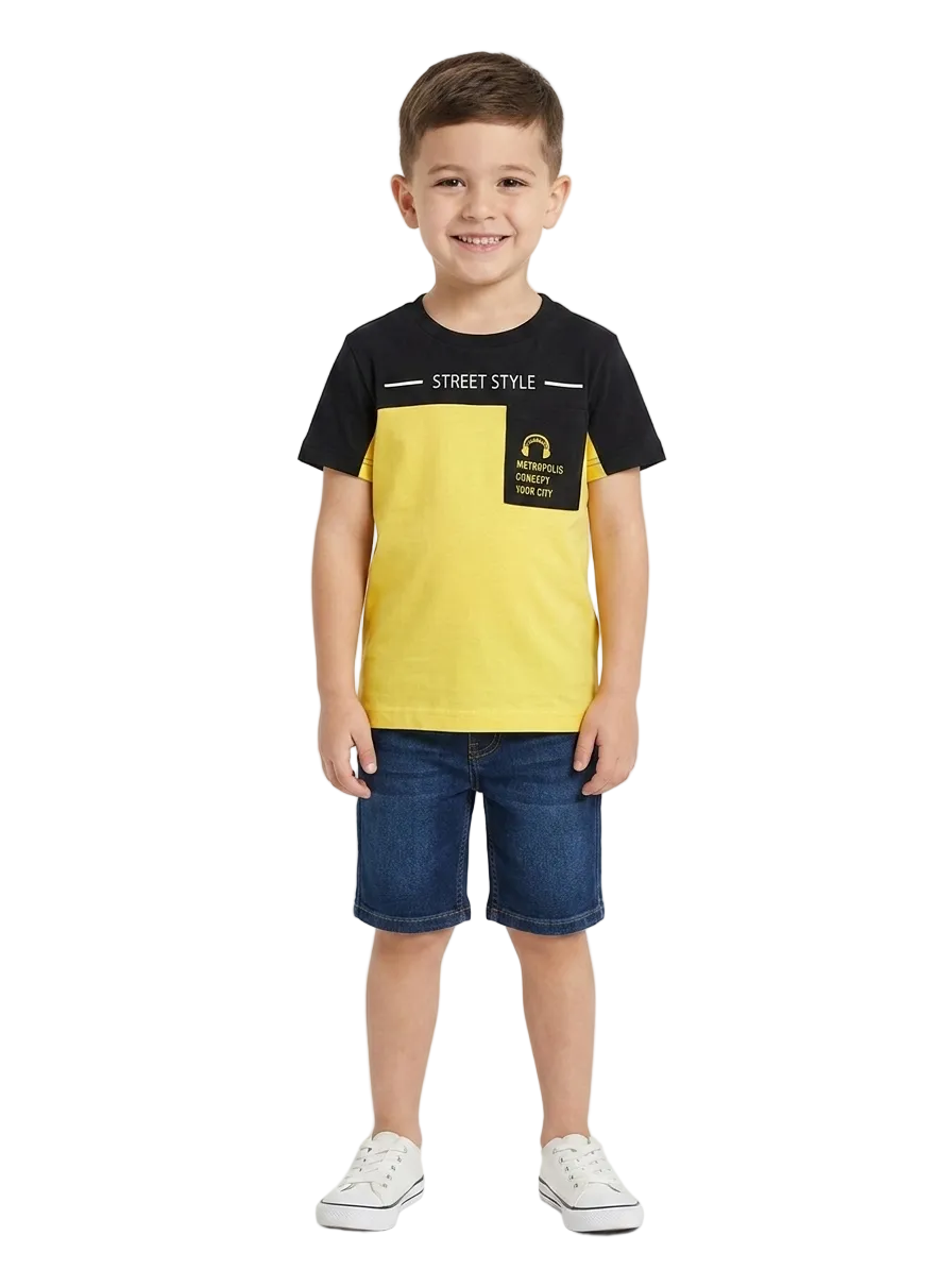 Futurino tshirt for boys 5 year (minor defect)