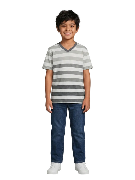 Lee Cooper stripe tshirt for boy - 7-8 years (minor defect)